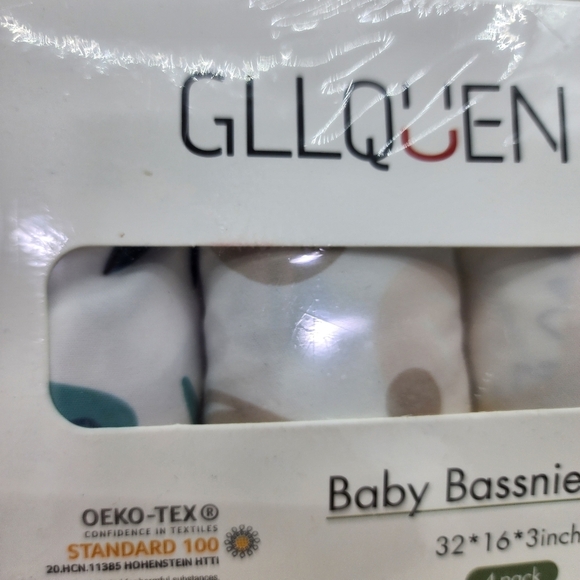 GLLQUEN BABY 4 Pieces Mattress Protector Fitted Bassinet Sheet - Picture 2 of 8